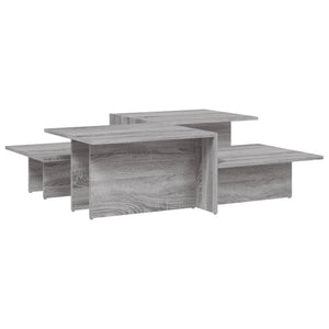 vidaXL Coffee Tables 2 pcs. Grey Sonoma Chipboard