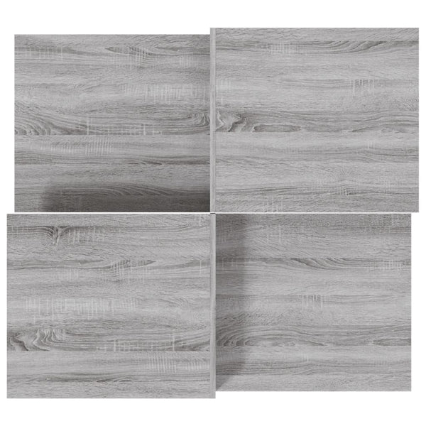 vidaXL Coffee Tables 2 pcs. Grey Sonoma Chipboard