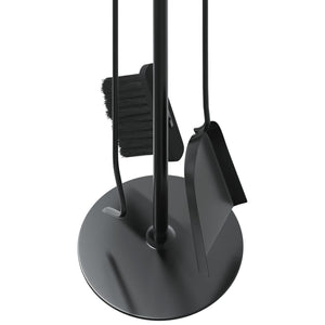vidaXL 4-piece Fireplace Tool Set 22 x 59 cm Steel