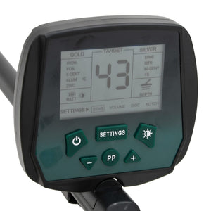 Metalldetektor mit LCD-Display, 24 cm Suchtiefe
