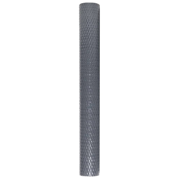 vidaXL Balcony Privacy Screen Anthracite 300x90 cm Poly Rattan