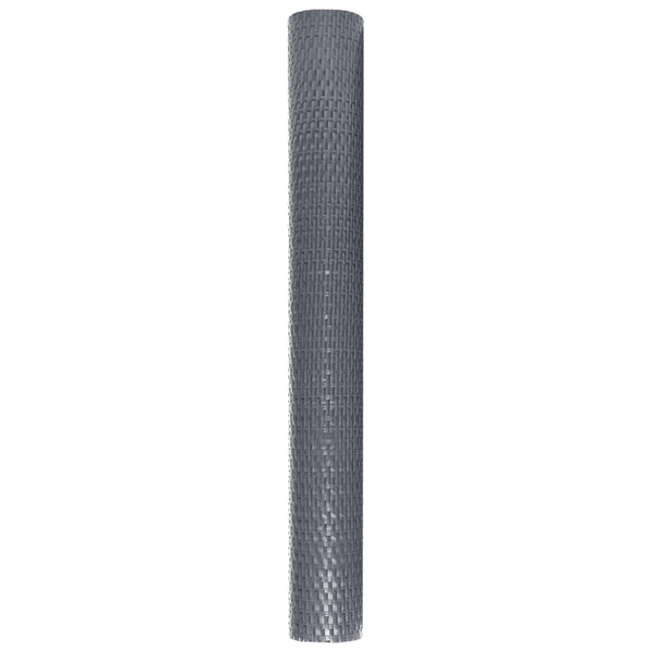 vidaXL Balcony Privacy Screen Anthracite 300x100 cm Poly Rattan