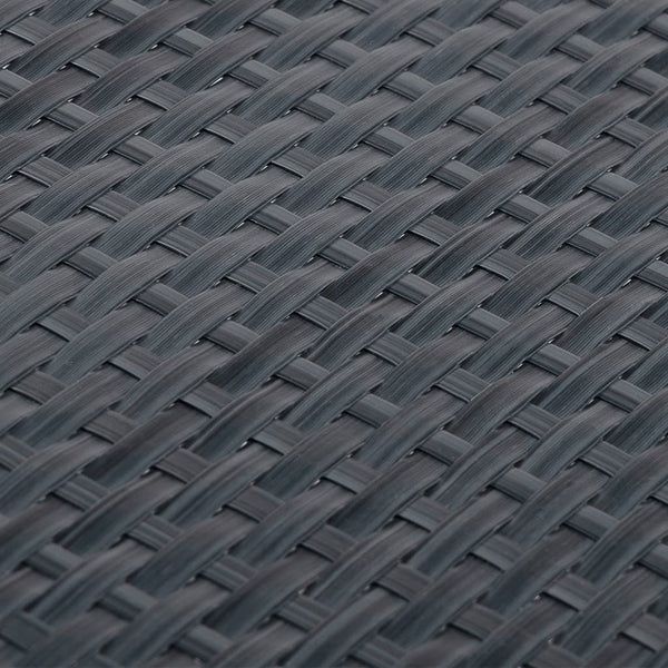 vidaXL Balcony Privacy Screen Anthracite 300x100 cm Poly Rattan