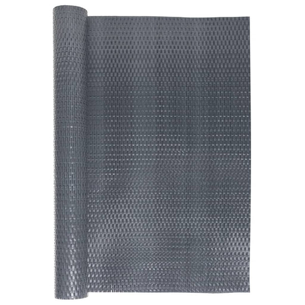 vidaXL Balcony Privacy Screen Anthracite 400x80 cm Poly Rattan