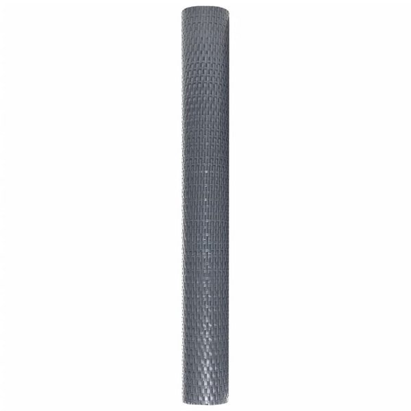 vidaXL Balcony Privacy Screen Anthracite 500x80 cm Poly Rattan