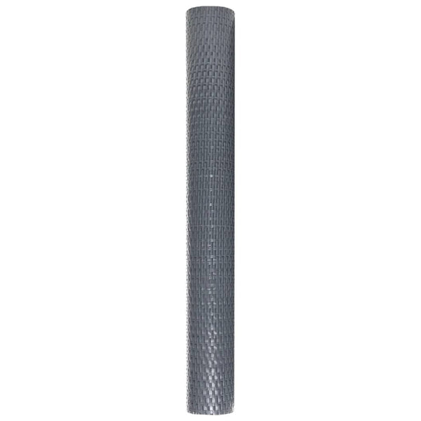 vidaXL Balcony Privacy Screen Anthracite 500x100 cm Poly Rattan