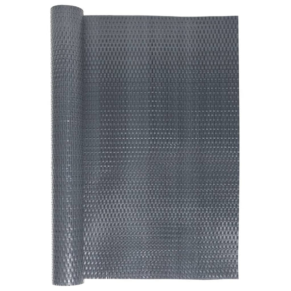 vidaXL Balcony Privacy Screen Anthracite 600x80 cm Poly Rattan
