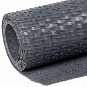 vidaXL Balcony Privacy Screen Anthracite 600x80 cm Poly Rattan
