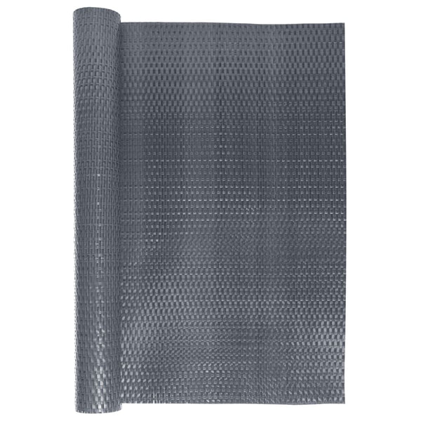 vidaXL Balcony Privacy Screen Anthracite 600x100 cm Poly Rattan