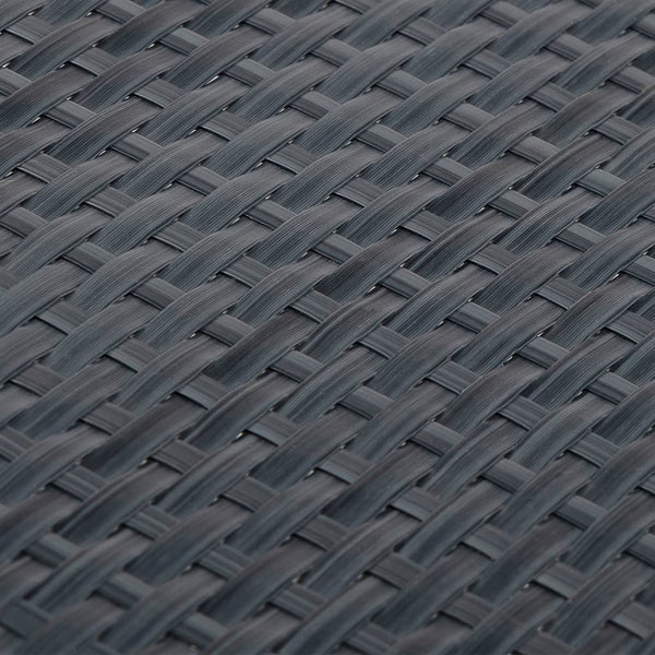 vidaXL Balcony Privacy Screen Anthracite 600x100 cm Poly Rattan