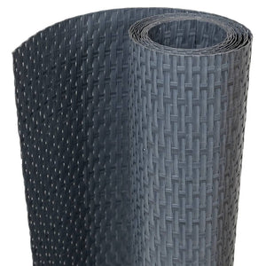 vidaXL Balcony Privacy Screen Anthracite 1000x80 cm Poly Rattan