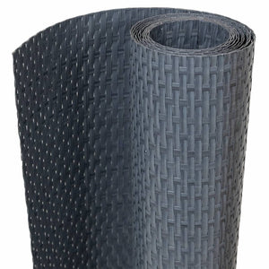 vidaXL Balcony Privacy Screen Anthracite 1000x100 cm Poly Rattan