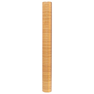 vidaXL Balcony Privacy Screen Light Brown 300x90 cm Poly Rattan