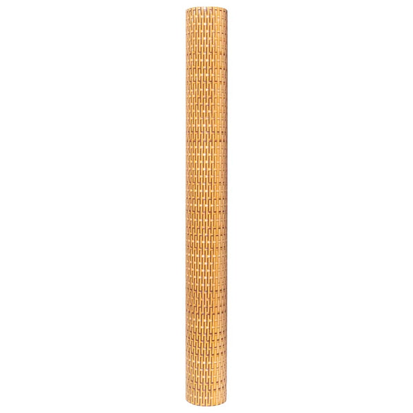 vidaXL Balcony Privacy Screen Light Brown 300x90 cm Poly Rattan