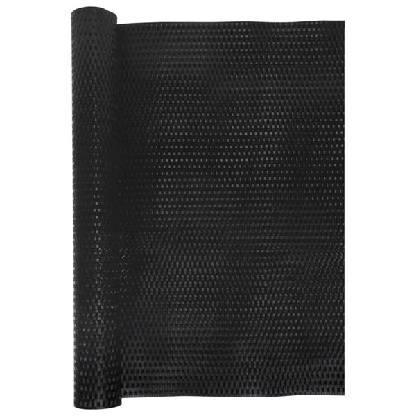vidaXL Balcony Privacy Screen Black 300x100 cm Poly Rattan