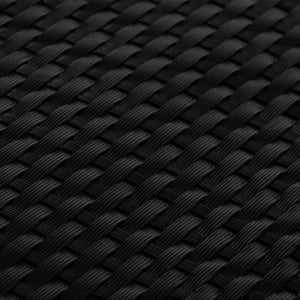 vidaXL Balcony Privacy Screen Black 300x100 cm Poly Rattan