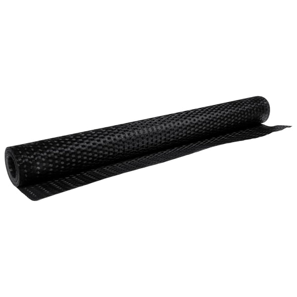 vidaXL Balcony Privacy Screen Black 500x90 cm Poly Rattan