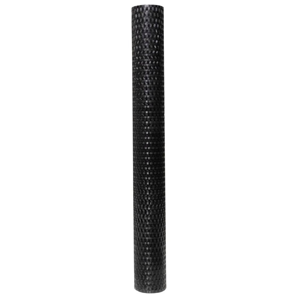 vidaXL Balcony Privacy Screen Black 600x90 cm Poly Rattan