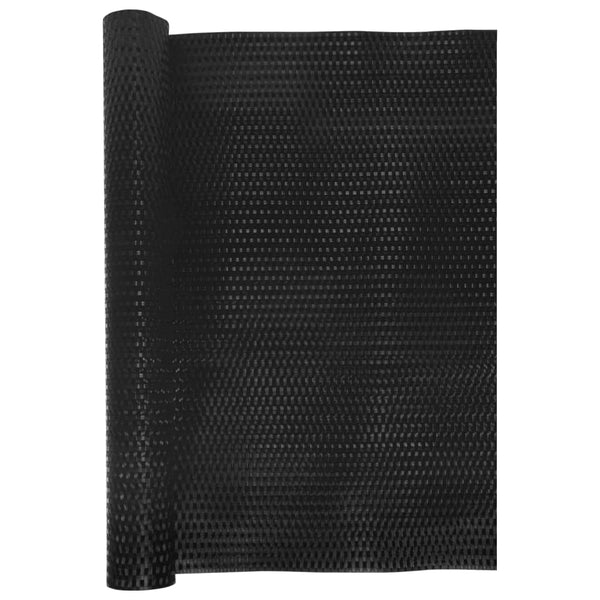 vidaXL Balcony Privacy Screen Black 1000x80 cm Poly Rattan