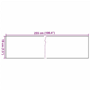 vidaXL Balcony Privacy Screens 5 pcs. Anthracite 255x19 cm Poly Rattan