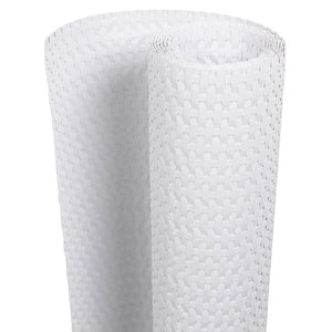 vidaXL Balcony Privacy Screens 10 pcs. White 255x19 cm Poly Rattan