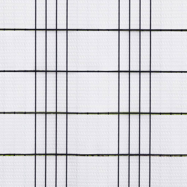 vidaXL Balcony Privacy Screens 10 pcs. White 255x19 cm Poly Rattan