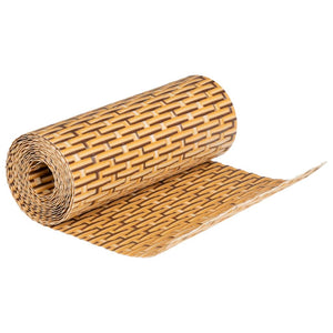 vidaXL Balcony Privacy Screens 10 pcs. Light Brown 255x19 cm Poly Rattan