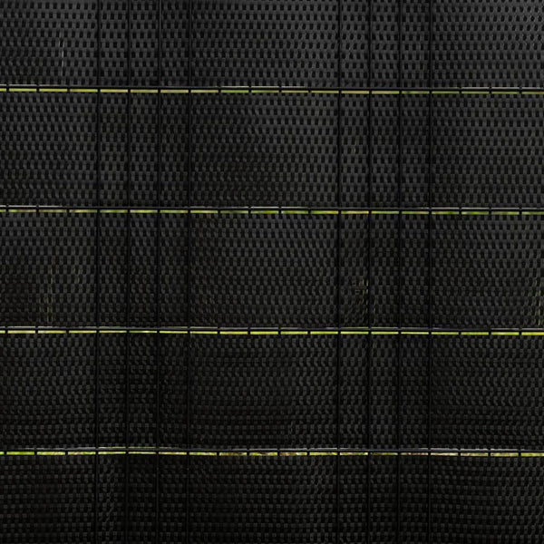 vidaXL Balcony Privacy Screens 5 pcs. Black 255x19 cm Poly Rattan