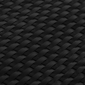 vidaXL Balcony Privacy Screens 10 pcs Black 255x19 cm Poly Rattan
