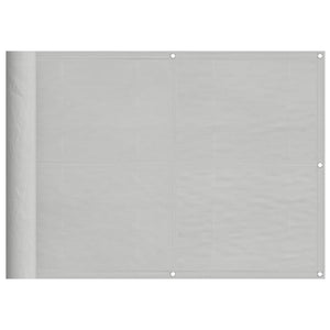 vidaXL Balcony Privacy Screen Light Gray 75x700 cm 100% Polyester Oxford