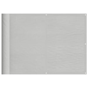 vidaXL Balcony Privacy Screen Light Grey 75x800 cm 100% Polyester Oxford