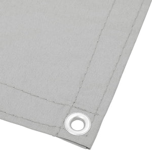 vidaXL Balcony Privacy Screen Light Grey 75x1000 cm 100% Polyester Oxford