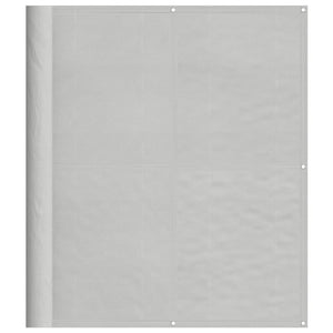 vidaXL Balcony Privacy Screen Light Gray 120x300 cm 100% Polyester Oxford