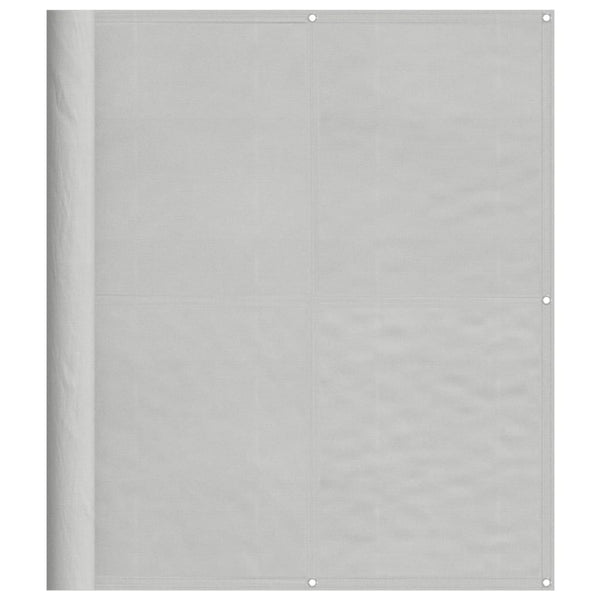 vidaXL Balcony Privacy Screen Light Gray 120x300 cm 100% Polyester Oxford
