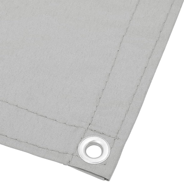 vidaXL Balcony Privacy Screen Light Gray 120x300 cm 100% Polyester Oxford