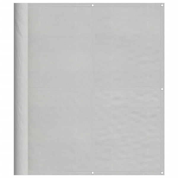 vidaXL Balcony Privacy Screen Light Grey 120x600 cm 100% Polyester Oxford