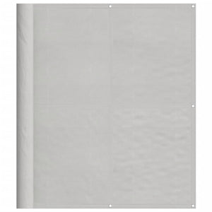 vidaXL Balcony Privacy Screen Light Grey 120x1000cm 100% Polyester Oxford