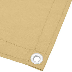 vidaXL Balcony Privacy Screen Sand 75x400 cm 100% Polyester Oxford