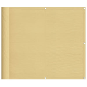vidaXL Balcony Privacy Screen Sand 90x800 cm 100% Polyester Oxford