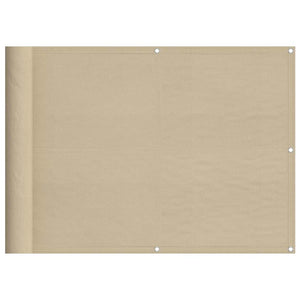 Beige Balkon Sichtschutz 75x1000cm