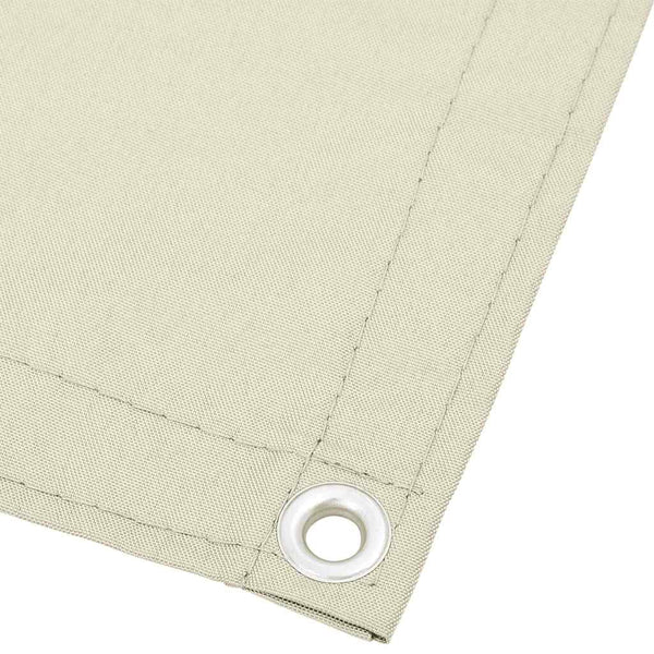 vidaXL Balcony Privacy Screen Cream 75x1000 cm 100% Polyester Oxford