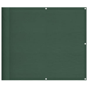 vidaXL Balcony Privacy Screen Dark Green 90x800 cm 100% Polyester Oxford