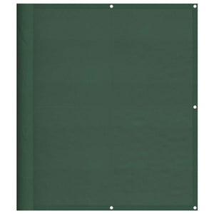 vidaXL Balcony Privacy Screen Dark Green 120x1000cm 100% Polyester Oxford
