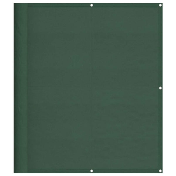 vidaXL Balcony Privacy Screen Dark Green 120x1000cm 100% Polyester Oxford