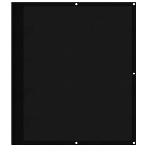 Schwarzer Balkon Sichtschutz 120x800 cm