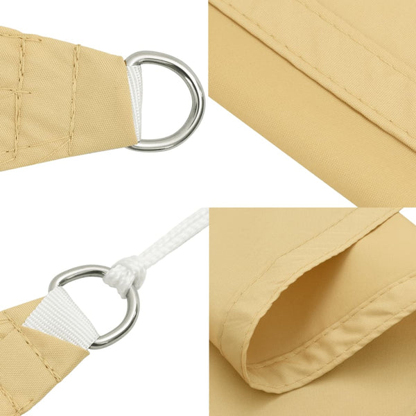 Sonnensegel Sandfarbe 4x4 m Polyester Oxford