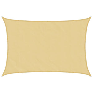 vidaXL Sun Shade Sail Sand 2.5x2 m 100% Polyester Oxford