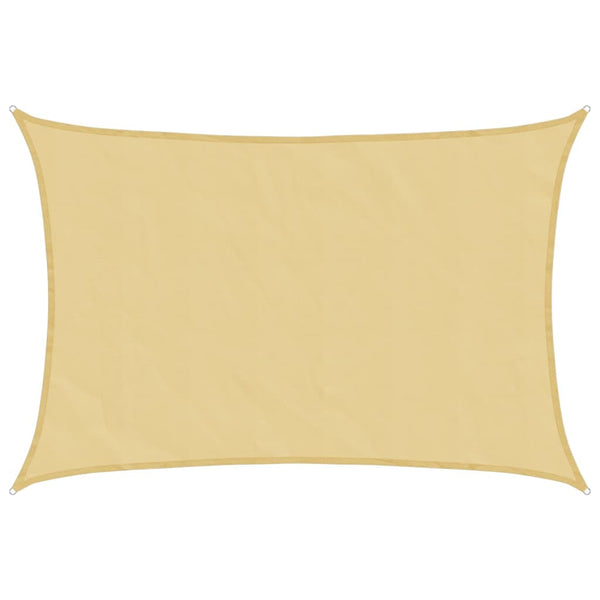 vidaXL Sun Shade Sail Sand 4x2.5 m 100% Polyester Oxford