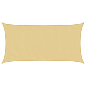 vidaXL Sun Shade Sail Sand Color 4.5x2.5 m 100% Polyester Oxford