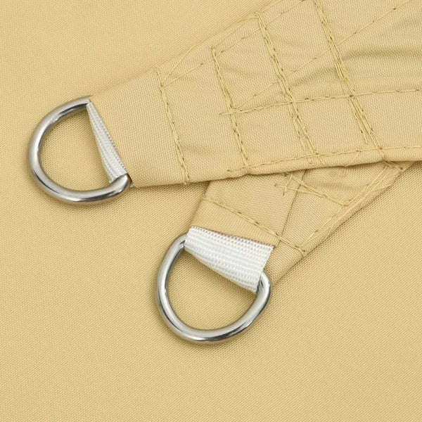 vidaXL Sun Shade Sail Sand Color 4.5x2.5 m 100% Polyester Oxford